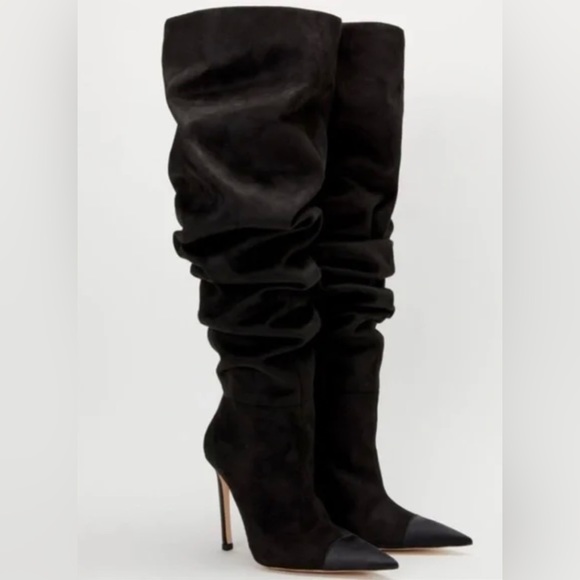 GOOD AMERICAN (Khloe Kardashian brand) Over the Knee Slouch Boot